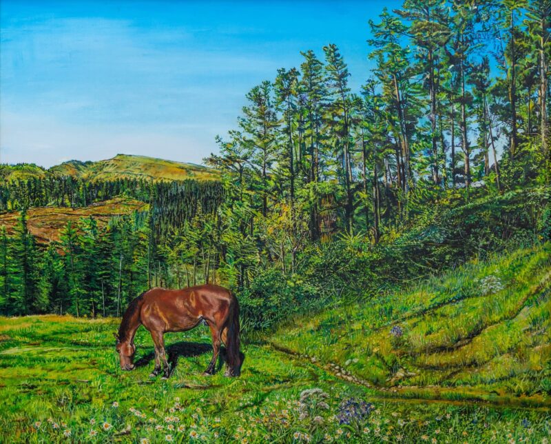Caballo del Oiz – Óleo sobre lienzo 100 x 81