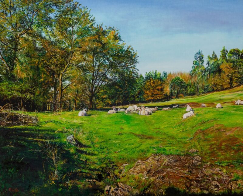 Campa en otoño – Óleo sobre lienzo 100 x 81