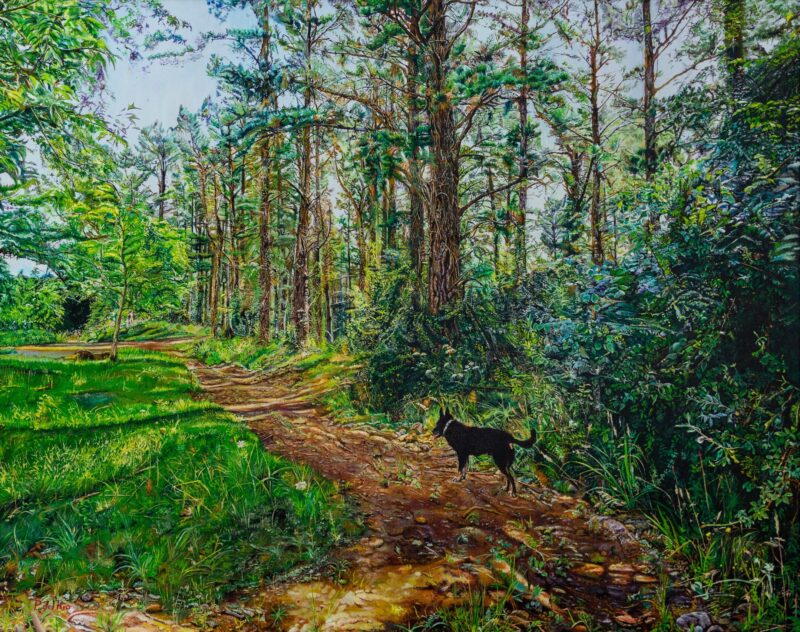 Camino a casa – Óleo sobre lienzo 92 x 73