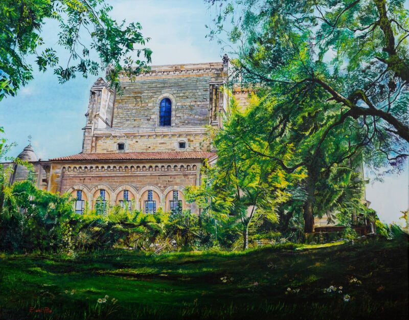 Santuario de Urkiola – Óleo sobre lienzo 92 x 73