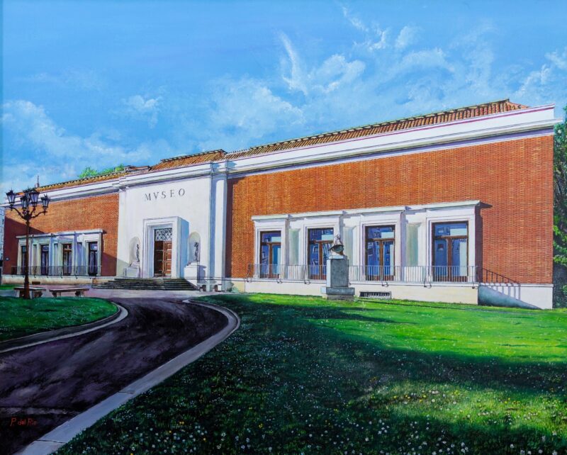 Lado norte del Bellas Artes – Óleo sobre lienzo 100 x81