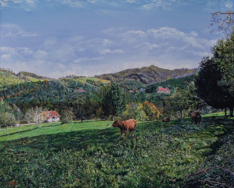 Gerrikaitz en otoño – Óleo sobre lienzo 100 x 81